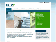 Tablet Screenshot of betop.cz